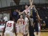 Palomar’s Matt Duniphan (21) and L.A. Harbor’s Andy Avlia (4) jump ball to start the semi-final game. The Comets went on to beat the Seahawks 58-54 Saturday 28 Nov at The Dome and will play San Bernardino Valley College for the championship on Sunday 29 Nov @5pm in The Dome. Palomar hosted its 11th annual Thanksgiving Tournament. Philip Farry / The Telescope