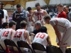 Comets Head Coach John O'Neill coaching his players in a timeout during Wednesdays night game at the Dome against Mt. San Jacinto College Eagles. Tracy Grassel/The Telescope