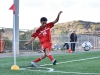 Palomar forward Juan Garcia #14, completes a corner kick during the second half of a home game against San Diego Mesa College at Minkoff Field, Palomar, Nov. 10, 2015. Final score 1-2 for a Palomar loss in the Pacific Coast Athletic Conference. Brandy Sebastian/The Telescope