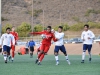 Palomar’s, forward Josh Clay #17, San Diego Mesa College’s, Ivan Curiel, Defender #4, battle it out to gain control of the ball for a home game at Minkoff Field, Nov. 10, 2015. Final score 1-2 for a Palomar loss in the Pacific Coast Athletic Conference. Brandy Sebastian/The Telescope