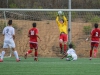 Palomar goalie Autry Hailey (25) makes a save during the first half against visiting Moorpark College Sept 1 at Minkoff Field. The Comets defeated the Raiders 3-0 to earn their first win of the season. Philip Farry / The Telescope