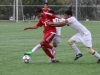 Palomar’s Noah Kelly cuts through two Moorpark College defenders during the second half of the non-conference game played at Sept 1 at Minkoff Field. The Comets defeated the Raiders 3-0 to earn their first win of the season. Philip Farry / The Telescope