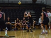 Palomar setter Adam Roberts (9) sets the ball for a spike attempt during the March 2 game against Miramar College at the Dome. Palomar won 3-0. Tracy Grassel/The Telescope