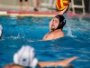 Palomar's Arnie Schmidt prepares to pass in the game against Grossmont College in the Wallace Memorial Pool on Oct. 21. Palomar went on to win the match 19-8. Hanadi Cackler/The Telescope