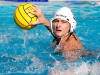 Palomar's Paul Schaner (5) gets ready to pass the ball at the 2015 Men's Water Polo Pacific Coast Athletic Conference on Nov. 7 at the Ned Baumer pool. The Pacific Coast Athletic Conference (PCAC) is an intercollegiate athletic conference governed by the California Community College Athletic Association (CCCAA). Palomar played Mesa in the Championship final but lost 10 - 6. The Comets took second place overall. Coleen Burnham/The Telescope