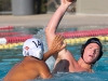 Jeffrey Knapp gets ready to throw the ball over Trace Mendler during the menâs water polo game at the Wallace Memorial Pool on Oct 14. Palomar played Southwestern College and the Comets won 21 to 11. Lou Roubitchek / The Telescope