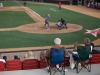 Fans watch in the season opener at the new ballpark on Jan. 27. Kyle Ester/ The Telescope