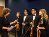 Pictured L-R (Dr. Ellen Weller, Rachel Leverenz. In a pre-show talk, Steinway, Symphony, The Elements of Music, Zach Manlapid a select group from the Orchestra joins Dr Ellen Weller in a public discussion on tonights concert "Harmony" at the Howard Brubeck Theatre in San Marcos. Saturday 10-10-2015. Patty Hayton/The Telescope.