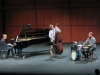 Ed Kornhauser (piano), Mac Leighton (bass) and Matt Smith (drums), of the Matt Smith Trio at Howard Brubeck Theatre for the first Concert Hour of the year at Palomar College, Sept. 3, 2015. Lou Roubitchek/ The Telescope