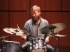 Matt Smith playing his drums with the Matt Smith Trio at Howard Brubeck Theatre for the first Concert Hour of the year at Palomar College, Sept. 3, 2015. Lou Roubitchek/ The Telescope