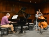 John Opferkuch (left) on the piano and Gunnar Biggs (right) playing bass for Palomar College's Concert Series at the Howard Brubeck Theatre on Thursday, Sept. 17, 2015. Brandy Sebastian/The Telescope