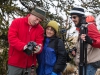 Palomar professor, Donna Cosentino (center), views images from the back of student, Grant Thompson’s (left), camera while fellow student, Niko Holt (right), looks on. The Ancient Bristlecone Pine Forest in Schulman Grove is one of the classes many stopping points during the Landscape and Culture Class 5 day field trip lead by Cosentino, Oct. 16, 2015. Brandy Sebastian/The Telescope