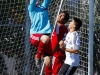 Palomar goalkeeper Pierce Cole jumps to catch the ball during the first half against visiting Santa Ana College. The Dons beat the Comets 4-0 at Minkoff Field Aug. 27. Philip Farry / The Telescope