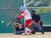 Tayler Moore knocks in a run for The Comets with this bottom of the 4th inning single. Palomar had 6 runs in the 4th inning and went on to win the game 8-0. Stephen Davis/The Telescope