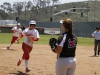 Palomar’s Kealani “K.K.” Fronda (11) rounds the bases as Kali Pugh (23) touches second base. Pugh hit a two run home run in the first inning as the Comets beat the Cuesta College Cougars 21-4 in five inningson May 3. The Comets swept the Cougars 2-0 to advance in the Southern California Regional playoffs. Philip Farry / The Telescope