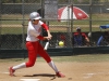 Palomar’s Stephanie Koisher hits a home run in the third inning, Koisher finished the game 3-for-4, HR, 5 RBIs) against Cuesta College. The Comets beat the Cougars 21-4 in five innings on May 3. Philip Farry / The Telescope