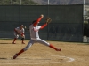 Palomar's Summer Evans delivers a pitch during the first inning. Evans pitched four shutout innings and improved her record to 11-1. The Comets ranked number 2 in the state beat the Griffins 11-2 in five inning at home on March 13. With the win, the Comets improved their record to 17-1-1 (9-0 in PCAC) Philip Farry / The Telescope.