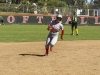 Palomar's Brooke Huddleson heads to third base and would eventually score on a double hit by the Comets third baseman Iesha Hill during the first inning. The Comets ranked number 2 in the state beat the Griffins 11-2 in five inning at home on March 13. With the win, the Comets improved their record to 17-1-1 (9-0 in PCAC) Philip Farry / The Telescope.