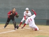 Palomar's Stephanie Koishor yells to Lesha Hill (25) to slide during the second inning. Hill was safe on the throw and scored the second run of the inning. Comets ranked number #2 in the State beat the Eagles 8-0 at home March 11. With the win, the Comets improved their record to 16-1-1 (8-0 in PCAC). Philip Farry / The Telescope