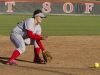 Palomar shortstop Kali Pugh fields a groundball during the second inning on March 4 in the game against San Diego City College. Philip Farry / The Telescope