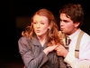 Rylee Spencer as Wendla and Riley Fisher as Melchior embrace during the Feb. 24 dress rehearsal of Spring Awakening. Christopher Jones/The Telescope