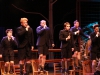 The male cast stand on top of chairs during their performance of "The Bitch of Living" in the Spring Awakening dress rehearsal Feb 24. Christopher Jones/The Telescope