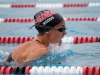 Palomar's Carley Woods swims the 100-yard breaststroke during the meet against Grossmont at the Wallace Memorial Pool on April 8. Woods placed third with a time of 1.18.35. Coleen Burnham/The Telescope