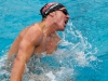 Palomar's Nick Hendricks makes a turn off the wall as he swims the 200-yard breaststroke during the swim meet against Grossmont at the Wallace Memorial Pool on April 8. Hendricks placed first with a time of 2.21.28. Coleen Burnham/The Telescope