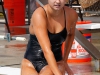 Palomar's Paulina DeHaan gets out of the pool after swimming the 50-yard freestyle during the meet against Grossmont at the Wallace Memorial Pool on April 8. DeHaan placed third with a time of 27.26. Coleen Burnham/The Telescope