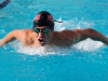 Palomar's Hayden McCauley swims the Men's 200-yard butterfly during the meet against Mesa at the Mesa College Pool on March 4. McCauley placed second with a time of 2.16.45. Coleen Burnham/The Telescope