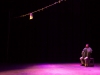 Bayani Dietrich jr. begins a new skit from the play "Too much light makes the baby go blind" at a dress rehearsal Thursday evening at Palomar College Nov. 12. Patty Hayton / The Telescope