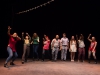The Cast of "Too much light makes the baby go blind" ends a succesful dress rehearsal Thursday evening at Palomar College Nov. 12. Patty Hayton / The Telescope