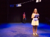 (L-R) Garrrtt Sander kills himself for his director while Delaney Dietrich can do know wrong in one of the skits from the play "Too much light makes the baby go blind" at a dress rehearsal Thursday evening at Palomar College Nov. 12. Patty Hayton / The Telescope