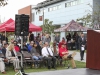 Palomar Dean of Counseling Services at Palomar College, Brian Stockert, a U.S. Marine veteran addresses the audience as the keynote speaker at the Veteran's Day Ceremony, on the Student Union quad. Nov. 10, 2015. Lou Roubitchek / The Telescope