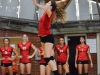 Palomar’s Madison Stark, #8, gains air as she complete’s a round-house-serve into play against Grossmont College at a home game, The Dome, Wednesday, Sept. 30, 2015. Stark contributed with nine kills. Brandy Sebastian/The Telescope