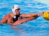 Palomar's Abraham Turner and Miramar's Jeff Burr fight for the ball during the men's water polo game against Miramar on Sept. 30 at the Ned Baumer Pool. Palomar defeated Miramar College 20 to 5. Coleen Burnham/The Telescope