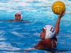 Palomar's Abraham Turner gets ready to throw the ball during the men's water polo game against Miramar at the Ned Baumer Pool on Sept. 30. Palomar played Miramar College and the Comets won 20 to 5.