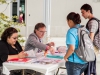 Teresa Quainoo and Dr Jack Kahn, Dean of Social and Behavioral Sciences, help students find classes on Aug. 18 during the first week of school at Palomar College. Justin Gray/The Telescope