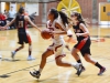 Palomar Guard, Tatiana Navarro #12, rushes the court against Santa Ana’s point guard, Tori Liebel #10, The Dome, Nov. 5, 2015. Navarro completes the play adding two points to Palomar’s lead in the third quarter giving them a final score of 86-60 (1-0). Brandy Sebastian/The Telescope