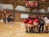 Palomar women's basketball team gets pumped up before the game against MiraCosta on Feb. 18 at the Dome. Michael Kaplan / The Telescope