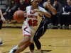 Palomar guard Vinessa Perryman (42) drives around a College of the Canyons defender on the way to the basket during the Southern Regional Playoffs Second Round game on Feb. 26 at the Dome. Palomar won 77-54. Tracy Grassel/The Telescope