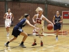 Palomar's Cheyenne Ertz (24) dribbles the ball up court during the women's basketball game against Mira Costa at the Dome on Jan. 27. Mira Costa's Danielle Bosley (1) tries to deflect the ball while teammate Kim Noland (2) trails along with Palomar's Roshell Lamung (14). The Comets won 83-34. Coleen Burnham/The Telescope