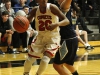 Palomar's Regina Sheffield (20) gets away from opponent Alynne Nguyen (behind) during the women's basketball game against Mira Costa at the Dome on Jan. 27. The Comets won 83-34. Coleen Burnham/The Telescope