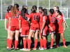 Palomarâs women soccer players get together prior to the start of the game against MiraCosta College at Minkoff Field on Nov 13. Palomar defeated MiraCosta 1-0. Emi Iguchi/ The Telescope