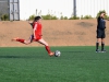 Palomar defender Brittany Small (13) strikes the ball in the game against Mira Costa on Nov. 13. The Comets won 1-0. Kari Clarke/The Telescope