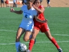 Palomar forward Yuli Chamu (17) dribbles the ball down the field in the game against MiraCosta at Minkoff Field on Nov. 13. The Comets won 1-0. Kari Clarke/The Telescope