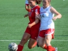 Palomar's Samanatha Swanson #23 battles against Santa Ana College for control of the ball in the first half of the gam on Sept. 8 on Minkoff Field. Seth Jones/The Telescope