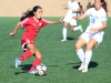 Palomar's Rosa Valdovinos (8) preparing a pass up to the field and away from San Bernardino Valley in Minkoff Field on Oct 2. Jennifer Gutierrez/ The Telescope