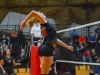 Palomar sophmore Kelli Iverson #10 spikes the ball against visiting San Diego Mesa College at the Dome Nov. 18. The Comets would lose the match 3 sets to 1 at the dome. Seth Jones/The Telescope