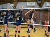 Palomar sophmore Kelli Iverson #10 spikes the ball against visiting San Diego Mesa College at the Dome on Nov. 18. Mesa defeated Palomar 3 sets to 1. Seth Jones/The Telescope